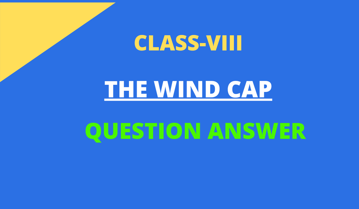 THE WIND CAP QUESTIONS AND ANSWERS BY JANE YOLEN VIII