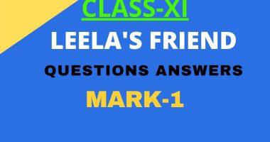 LEELA'S FRIEND QUESTION ANSWER