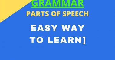    THE PARTS OF SPEECH